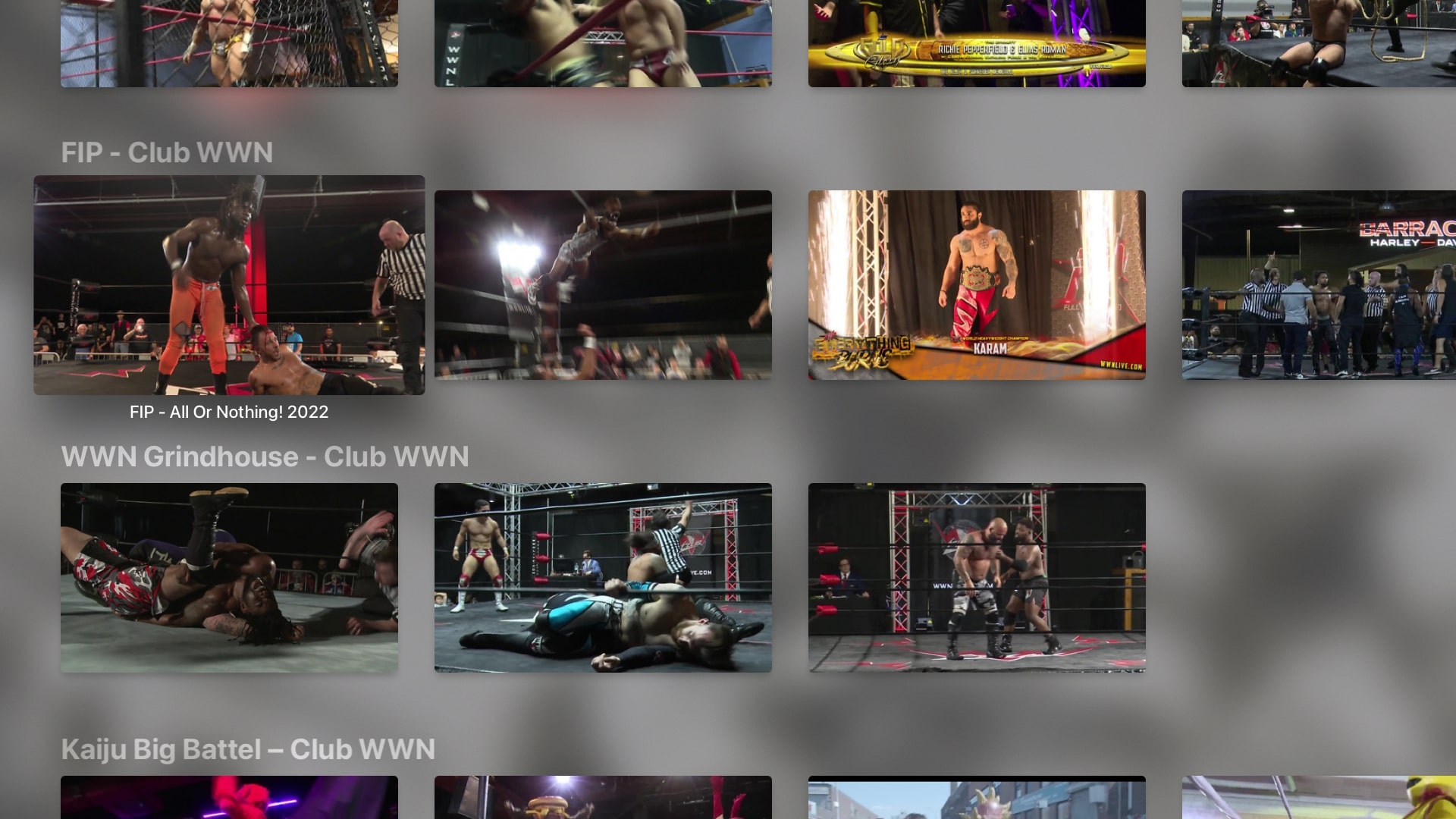 World Wrestling Network (WWN) Screenshot 002