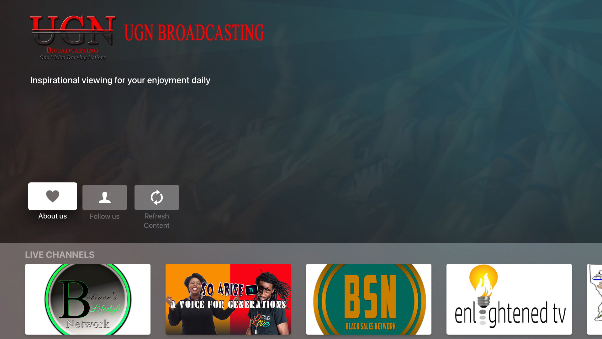 UGN Broadcasting Screenshot 001