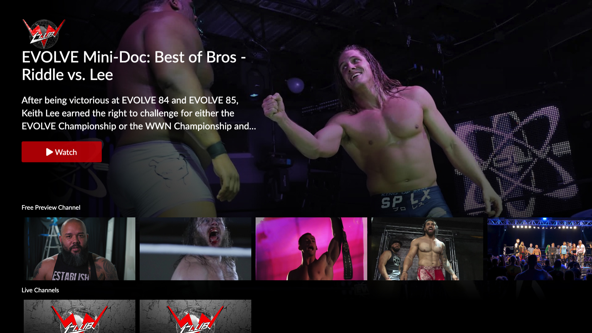 World Wrestling Network Screenshot 001