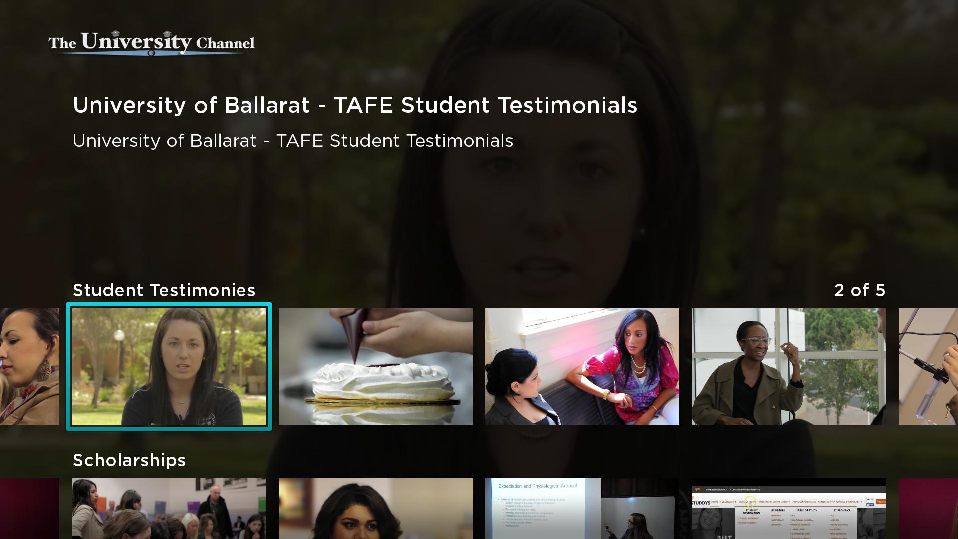 University Channel Screenshot 001