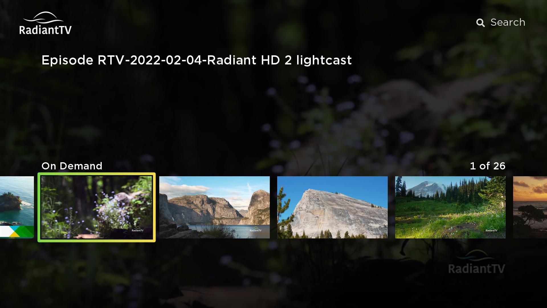 Radiant TV Screenshot 002