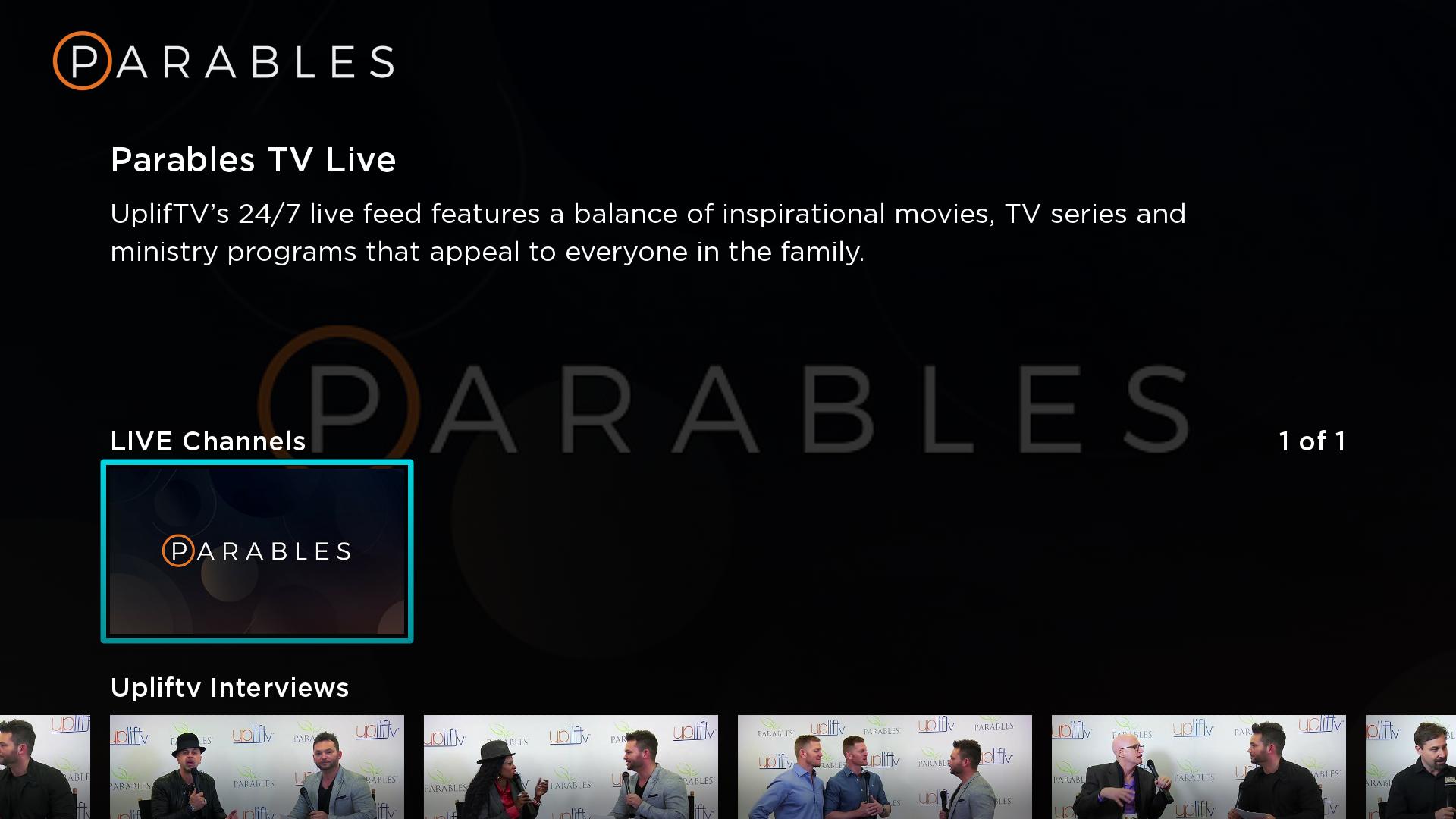 Parables TV Screenshot 001