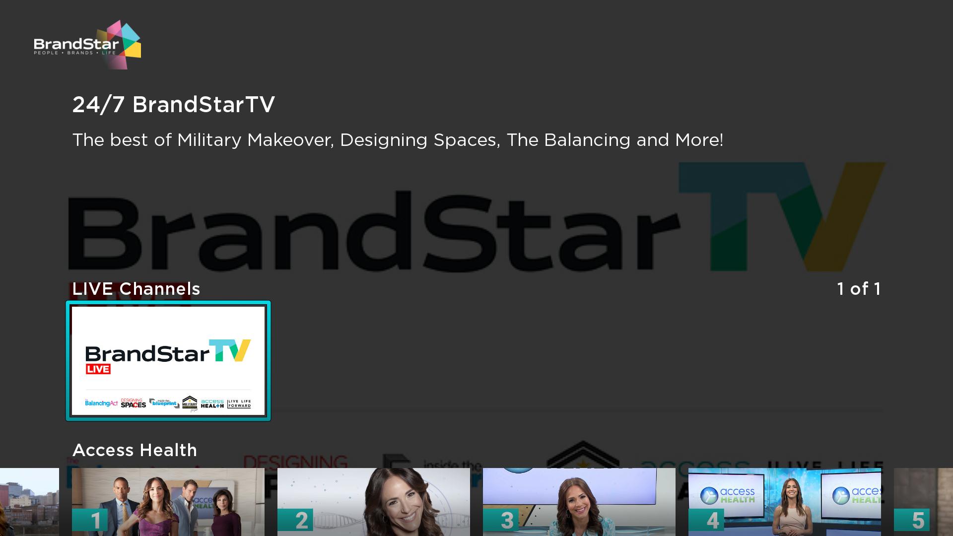 BrandStar TV Screenshot 001