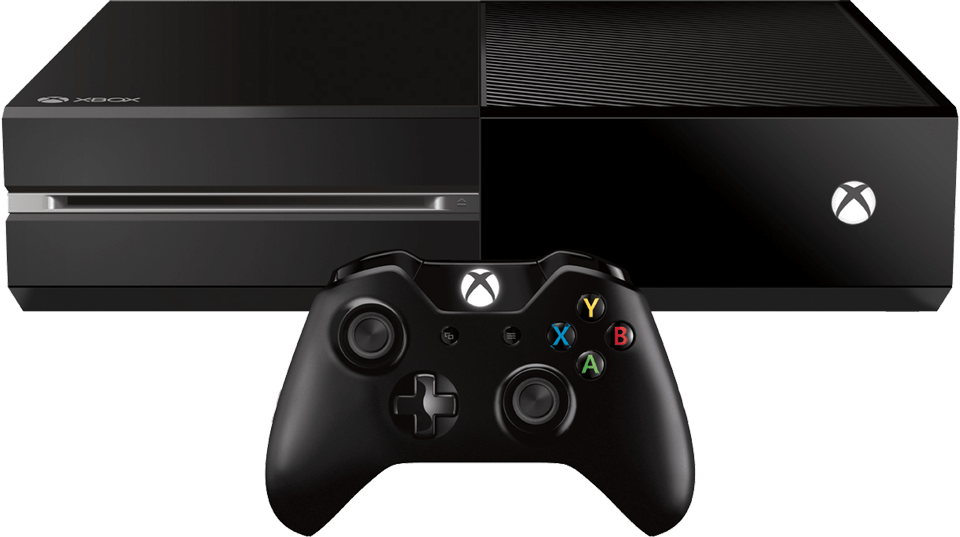 Xbox and xbox controller on a white background